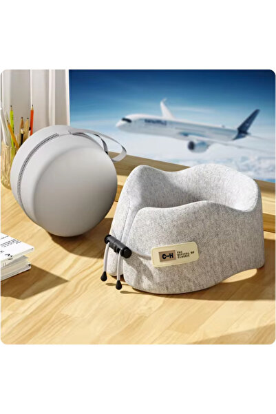 Choice وسادة سفر من إسفنج الذاكرة على شكل حرف U مقاس 24×24×12 سم، تدعم الرقبة...