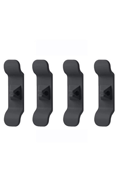 Choice 4PCS Black Cord Wrapper Cable Holder Clip Clamp Cord Organizer Cables Storage For Kitchen Appliances