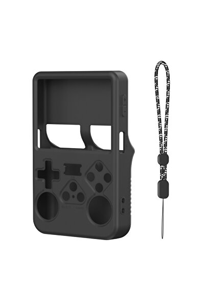 Choice black Soft Silicone Skin Cover for R36S Retro Handheld Game Console, B...