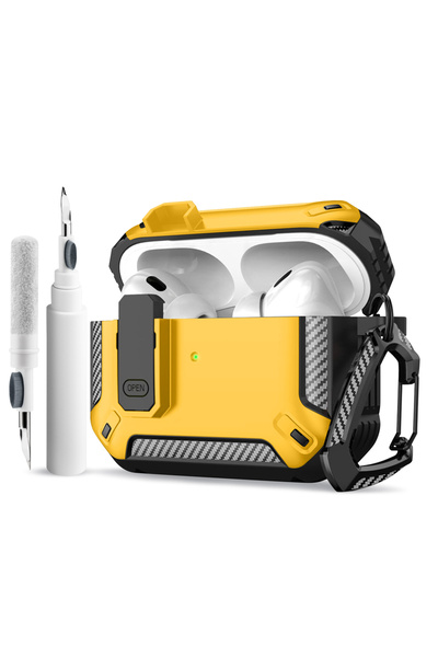 Choice حافظة سماعة الرأس Airpods Pro Yellow Kit المحمولة المقاومة للصدمات من ...