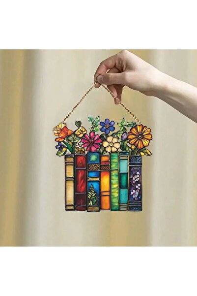 Choice كتاب زهور مسطح مكون من قطعة واحدة ثنائي الأبعاد لتزيين النافذة على شكل...