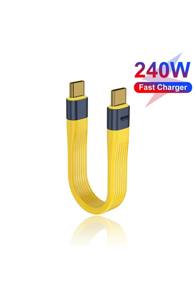 Choice كابل USB 4.0 Gen3 FPC 40Gbps PD3.1 Type C كابل شحن سريع كابل بيانات US...