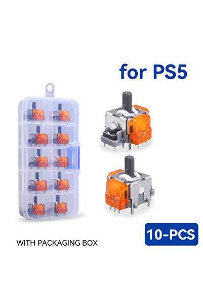 Choice PS5 10 قطع 10 قطع TMR تأثير عصا التحكم 3D التناظرية ل Dual Sense PS5 P...