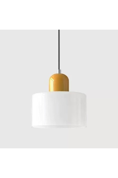 Choice ثريا صغيرة من الزجاج الملون باللون الأبيض الدافئ White5 لتزيين غرفة ال...