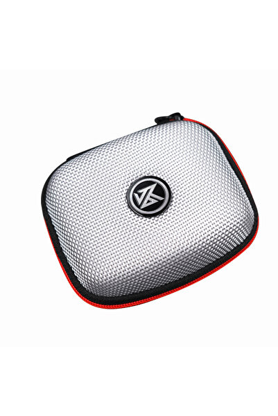 Choice حافظة سماعة أذن KZ فضية من مادة EVA بسحاب، صندوق سماعة رأس بلوتوث مربع...