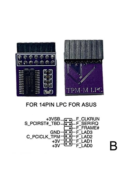 Choice B TPM 2.0 Encryption Security Module Remote Card Supports Multi Brand Motherboards 12 14 18 20-1pin.