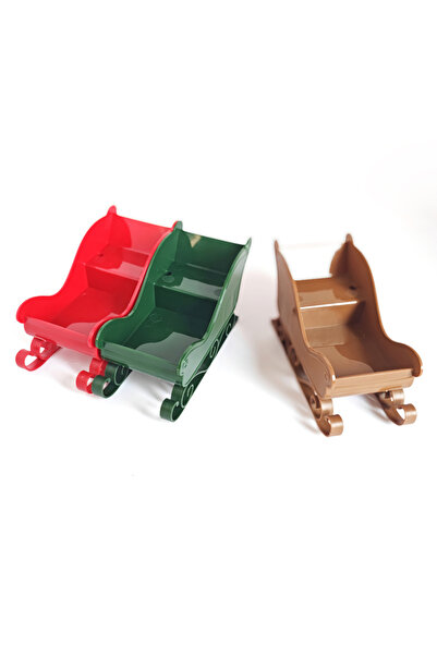 Choice red green brown 3pcs Christmas Decoration Home Decoration Sledding Orn...