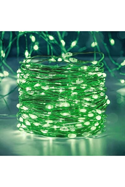 Choice سلسلة إضاءة خضراء تعمل بالبطارية بطول 5 أمتار، تحتوي على 50 مصباح LED،...