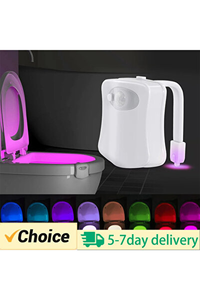 Choice 8colors Motion Sensor Light Wireless LED Night Light RGB 8colors Lamp ...