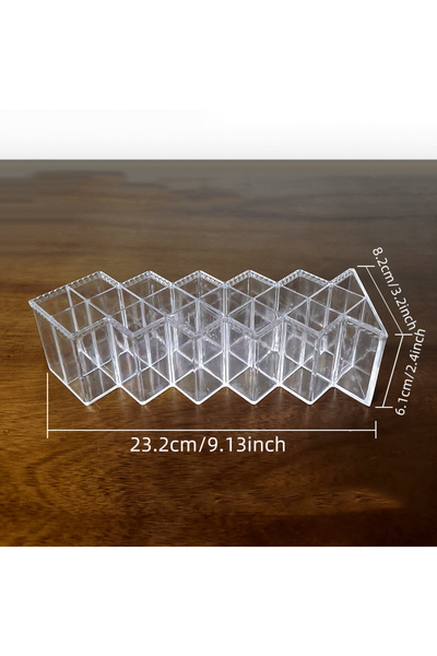 Choice 16 grid uncovered Watercolor pigment storage box, color mixing box, watercolor pigment tube transpar