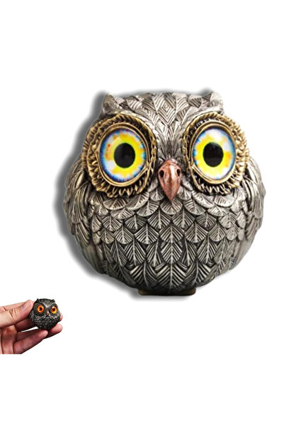 Choice زينة تمثال بومة كرتونية خضراء على شكل بومة محظوظة، زينة بومة عيد الميل...