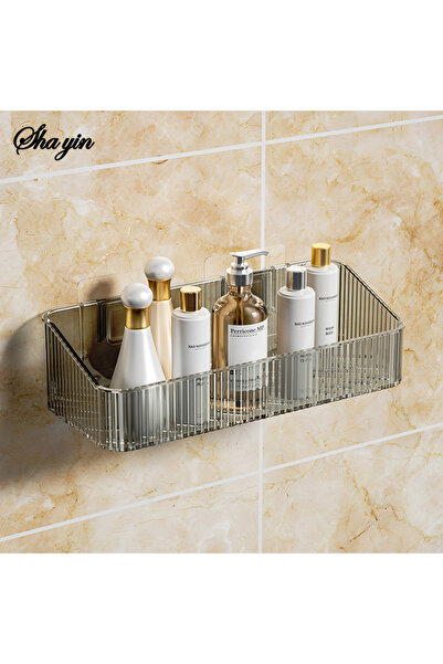 Choice رف تخزين الحمام الرمادي مثبت على الحائط، مرحاض، حمام، حوض غسيل، تنظيم ...