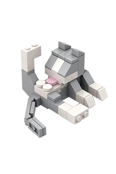 Miniso C ~~سلسلة حيوانات MOC مكعبات بناء مجسمات قطط DIY ألعاب تعليمية للأطفال...