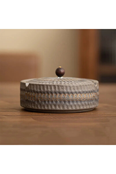 Choice 04 منفضة سجائر سيراميك مع غطاء، مكتب منزلي، شخصية إبداعية، ديكور عصري ...