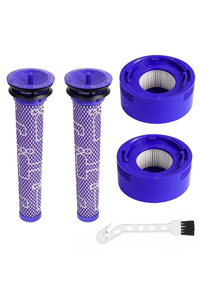 Choice طقم استبدال فلتر ما قبل الفلتر ومرشح ما بعد الفلتر لمكنسة دايسون V7 V8...