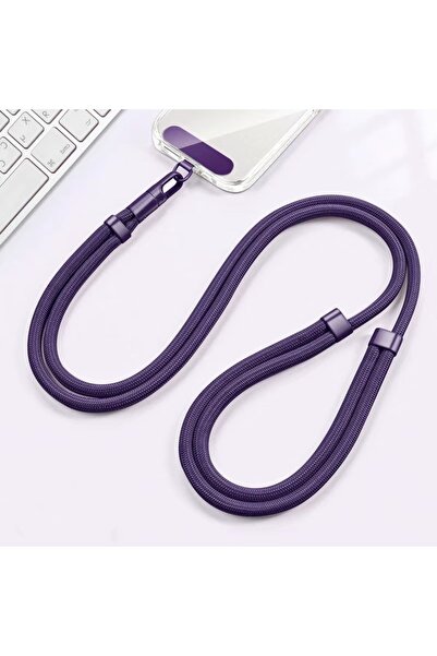 Choice حزام هاتف محمول قابل للتعديل من Purple-B، حبل حول الرقبة مع رقعة لهاتف...