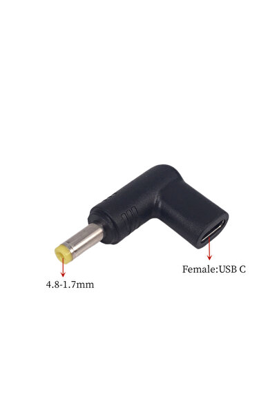 Choice 19.5 فولت 4.8-1.7 مم USB C PD إلى موصل طاقة تيار مستمر عالمي 5 فولت 9 ...