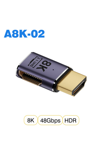 Choice محول A8K-02 NNBILI HDMI2.1 بسرعة 48 جيجابت في الثانية بدقة 8K عند 60 ه...