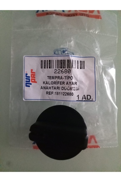NURPAR Kalorifer Anahtarı Düğmesi Tempra Tipo 181122680