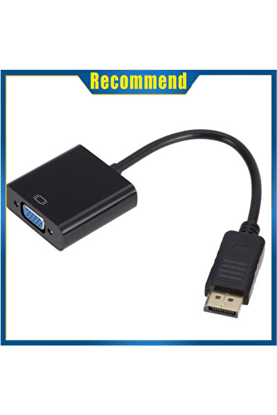 Choice Black 1080P DP DisplayPort to VGA Adapter Cable Display Port For Projector DTV TV HDVD Laptop DP Mal
