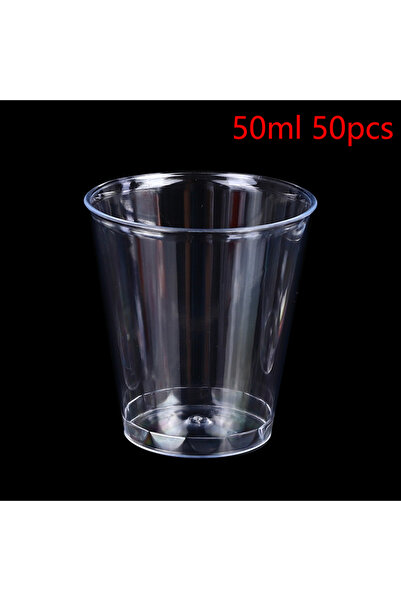 choice2 50 قطعة 30/36/50 قطعة أكواب بلاستيكية صغيرة شفافة وأكواب جيلي وأكواب ...