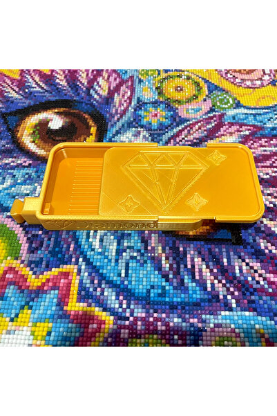 Choice Yellow 5D Diamond Painting Tools Art Ship Type Dot Drill Tray Slide Co...
