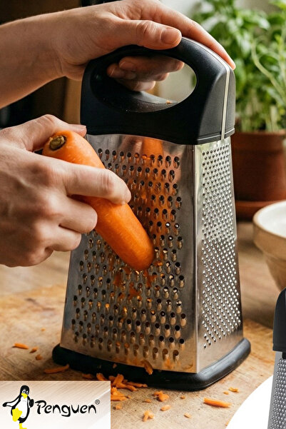 Penguen Oval Paslanmaz Çelik Rende