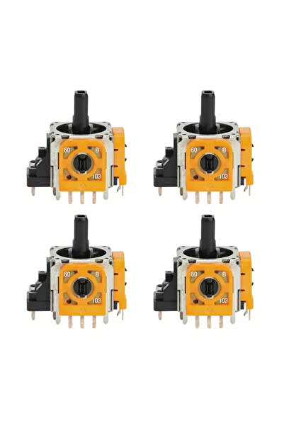 Choice لا يوجد تأثير هول 4 عصا تحكم ثلاثية الأبعاد تناظرية بتأثير هول لملحقات وحدة تحكم PS5 عصا تحكم إبهام بديلة