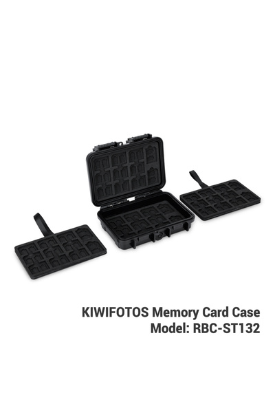 Choice حافظة بطاقة ذاكرة SD سوداء كبيرة السعة 132 فتحة مقاومة للماء IP67 لبطا...