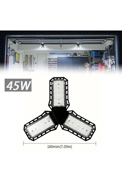 Choice مصباح LED للمرآب بقوة 45 وات، أبيض دافئ، 3200 كلفن، تيار متردد 220 فول...