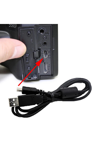 Choice كابل USB أسود بطول متر واحد لكاميرات SLR وخطوط البيانات لكاميرات Canon...