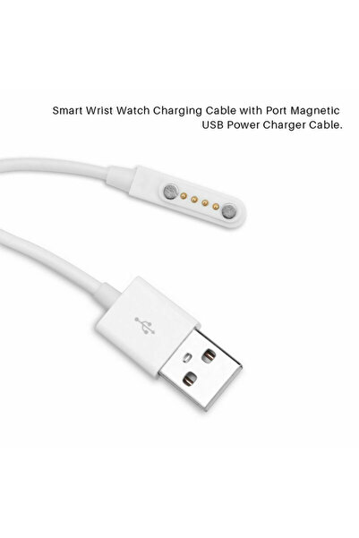 Choice شاحن ساعة ذكية مغناطيسي للأطفال بمقاس واحد، كابل شحن USB 2.0، طاقة 4