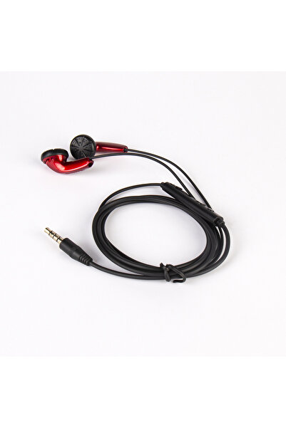 Choice سماعة أذن سلكية هاي فاي KBEAR Stellar باللون الأحمر مع ميكروفون، مزودة...