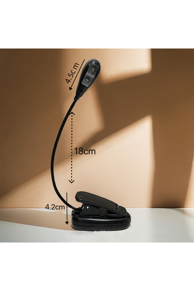 Choice 1 light Portable Book Reading Light with Adjustable Neck Clip-on Frees...