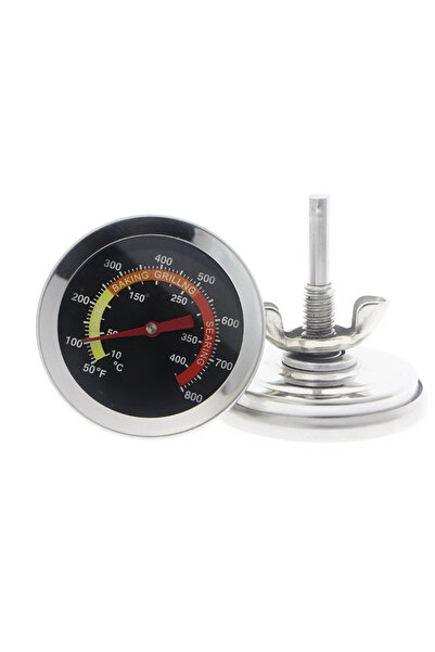 Choice A Kitchen Cooking Thermometer Stainless Steel BBQ Grill Thermometer for Oven BBQ Grill with Probe H.