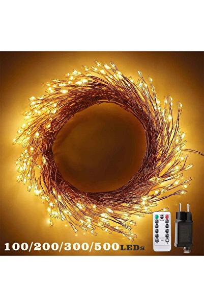 Choice 10 أمتار 300 مصباح LED أبيض دافئ 300/500 مصباح LED سلسلة أضواء عيد الم...