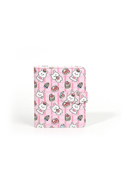 Choice ألبوم صور وردي باني، 64 جيبًا، بتصميم كرتوني لطيف، لكاميرا فوجي فيلم ا...