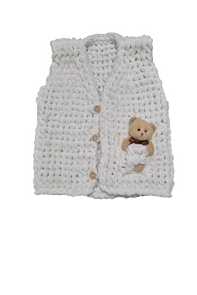 ENAM Hand Knitted Baby Vest Gift
