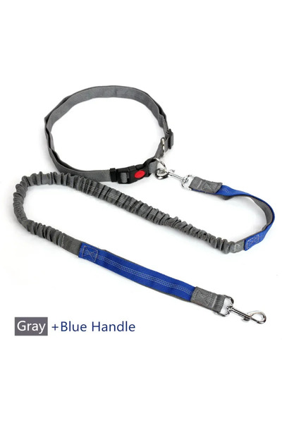 Choice 01 مقود كلب قابل للسحب مع حبل خصر قابل للتعديل، بدون استخدام اليدين، ل...