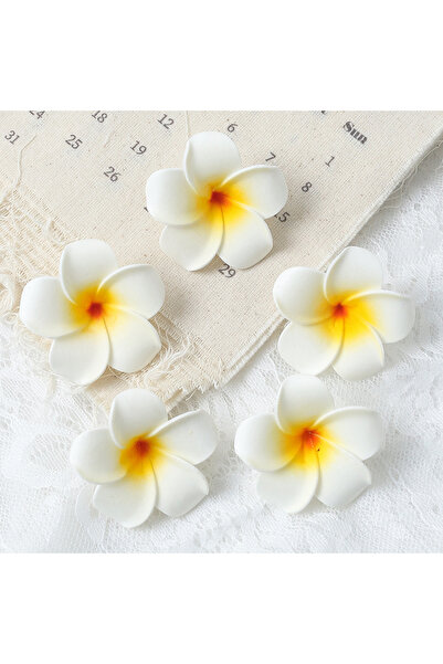 Choice 5 سم وردة حمراء 10 قطع 5 سم هاواي بلوميريا رغوة البولي ايثيلين زهرة اصطناعية DIY إكليل غطاء الرأس زهور الزفاف