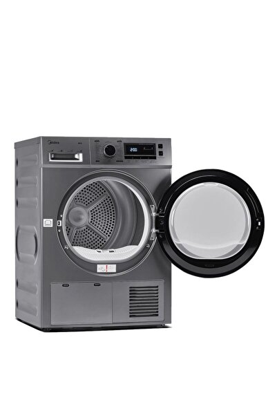 Midea مجفف ملابس أمامي - مكثف - 8 كجم - 16 برنامجًا - MDG80CS