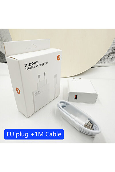 Xiaomi مجموعة صندوق شاحن 120 واط من الاتحاد الأوروبي 120 واط شحن سريع قابس ال...