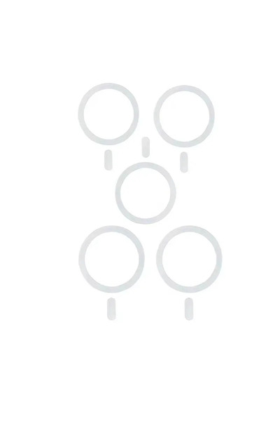 Choice 5PC White 1-5PCS Universal Magnetic Metal Plate Ring for Magsafe Wirel...