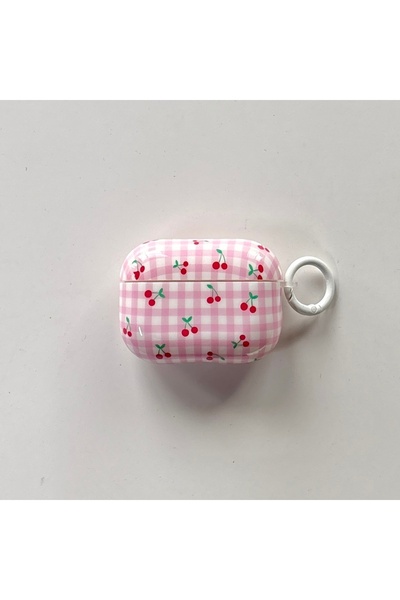 Choice غطاء حماية لامع لسماعات الأذن AirPods 4، بتصميم كوري لطيف وردي اللون، ...