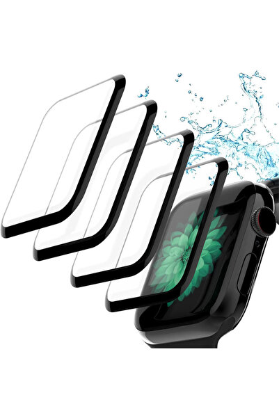 Choice سلسلة 4 5 6 SE 40 مم 4 قطع واقي شاشة لساعة سلسلة 7 8 45 مم 41 مم ملحقا...