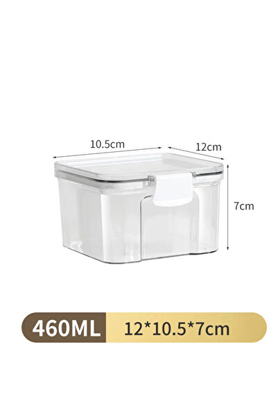 Choice White 460ML 1PC Sealed Jar Airtight Container Grain Pasta Storage Box ...