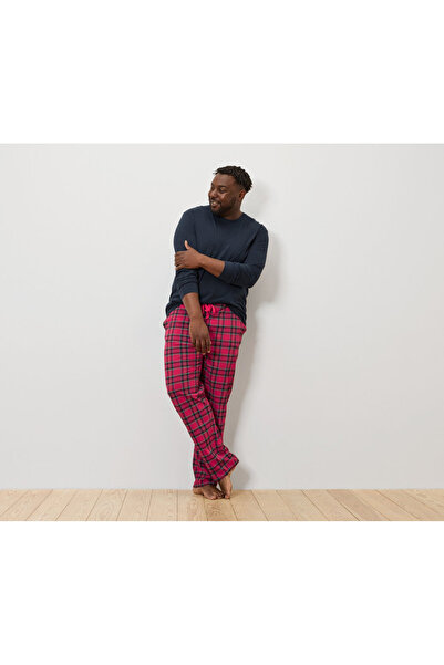 Tchibo Men's Pajamas, Blue/Checkered