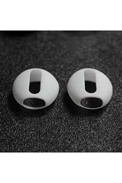 Choice زوج واحد من وسادات الأذن البيضاء لسماعات Airpods Free Buds3 Pro اللاسلكية بتقنية البلوتوث وسماعات iPhone وغطاء أذن من السيليكون