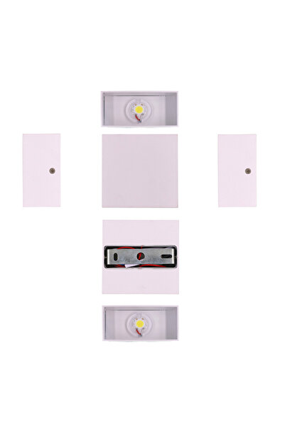 Choice Black Body 6W Warm White 3000K Cube COB LED Indoor Lighting Wall Lamp Modern Home Lighting Decoratio