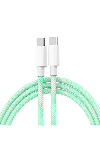 Choice 1m Green Original Type C to Type C Cable For iPhone 16 15 Pro PD 60W Fast Charging For Xiaom...